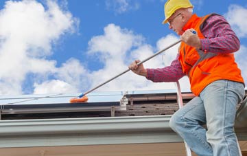 Chipping Warden soft wash roof cleaning